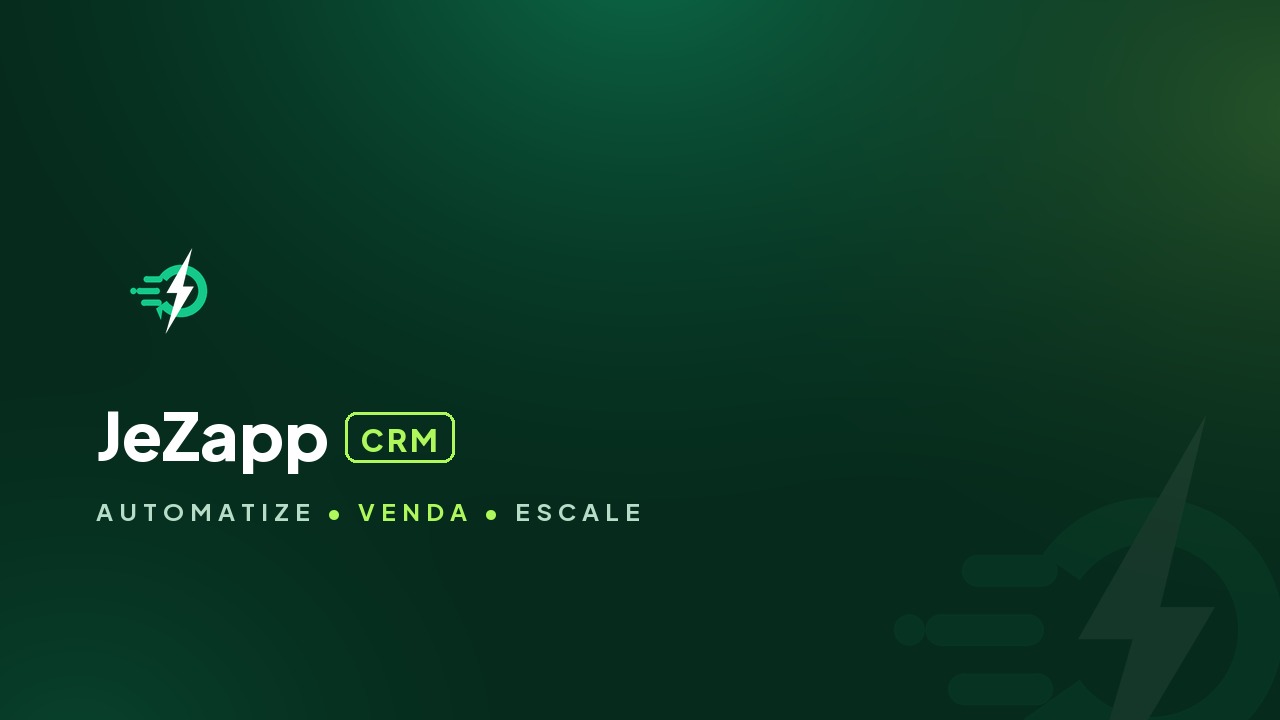 Prévia do vídeo do JeZapp CRM